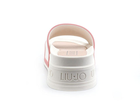 LIU JO Cecy 08 Slipper TPU Platform White Skin SA2287EX131 - Sandrini Calzature e Abbigliamento