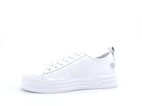 LIU JO Cleo 01 Sneaker Calf Leather White BA2047P0102 - Sandrini Calzature e Abbigliamento