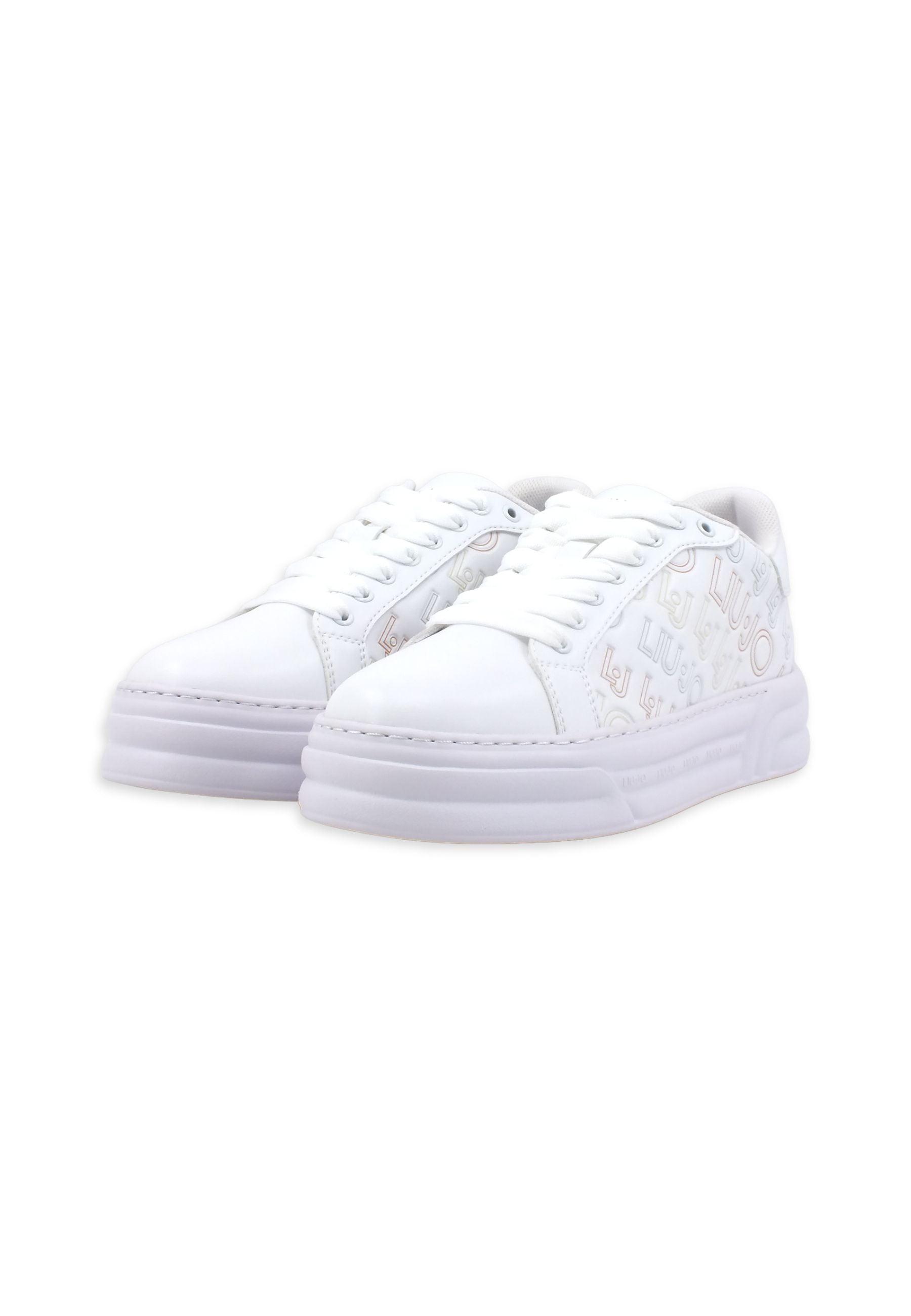 LIU JO Cleo 12 Sneaker Donna White BA3001EX014 - Sandrini Calzature e Abbigliamento