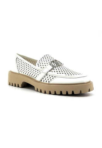 LIU JO Cora 02 Mocassino Donna White SA4047PX132 - Sandrini Calzature e Abbigliamento