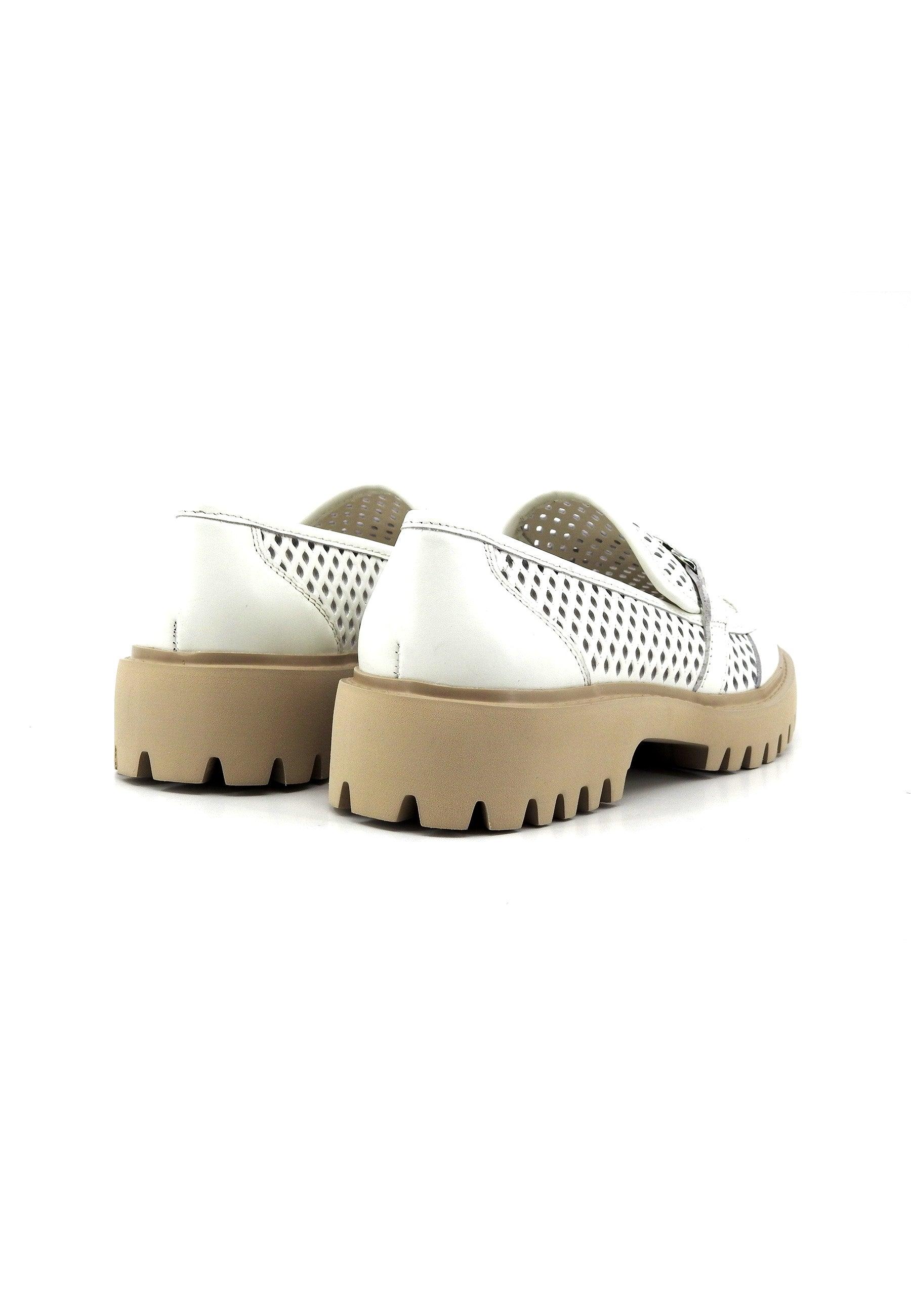 LIU JO Cora 02 Mocassino Donna White SA4047PX132 - Sandrini Calzature e Abbigliamento