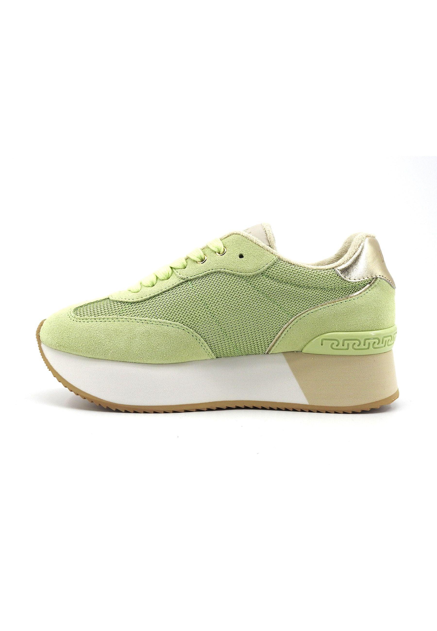 LIU JO Dreamy 02 Sneaker Donna Green Gold BA4081PX031 - Sandrini Calzature e Abbigliamento