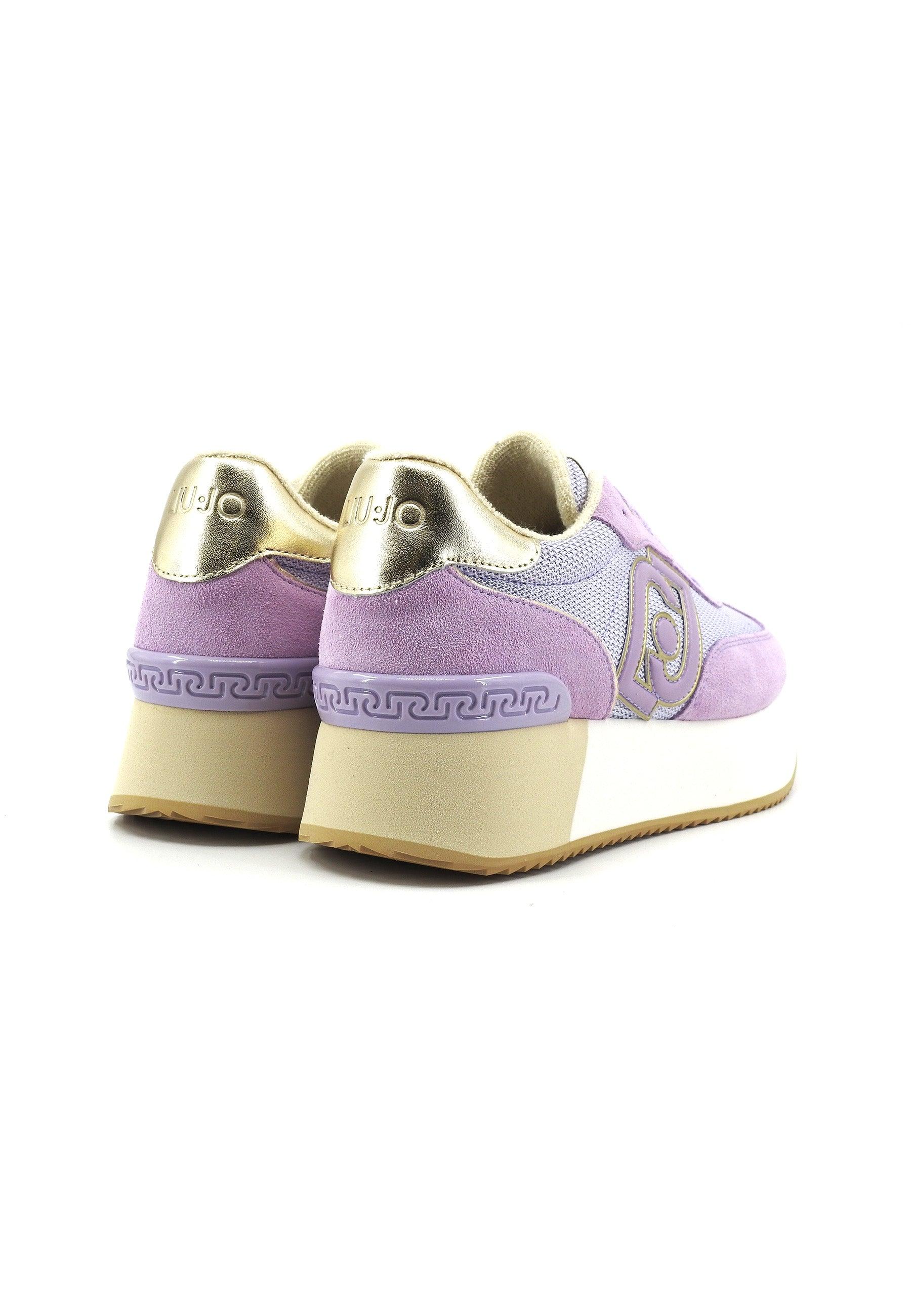 LIU JO Dreamy 02 Sneaker Donna Lilla Gold BA4081PX031 - Sandrini Calzature e Abbigliamento