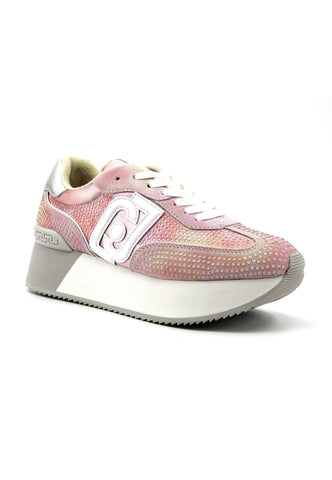 LIU JO Dreamy 02 Sneaker Donna White Pink BA4081PX485 - Sandrini Calzature e Abbigliamento