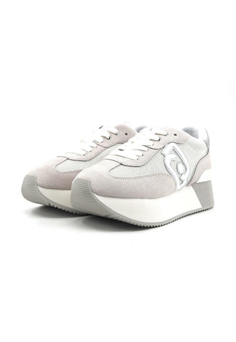 LIU JO Dreamy 02 Sneaker Donna White Silver BA4081PX031 - Sandrini Calzature e Abbigliamento