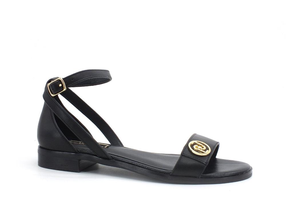 LIU JO Erin 10 Sandalo Donna Logo Black SA1047P0102 - Sandrini Calzature e Abbigliamento