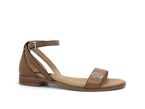 LIU JO Erin 10 Sandalo Donna Logo Tan SA1047P0102 - Sandrini Calzature e Abbigliamento