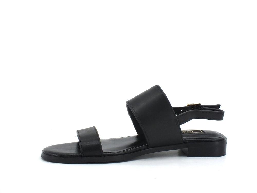 LIU JO Erin 3 Sandalo Fasce Calf Logo Black SA1041P0102 - Sandrini Calzature e Abbigliamento