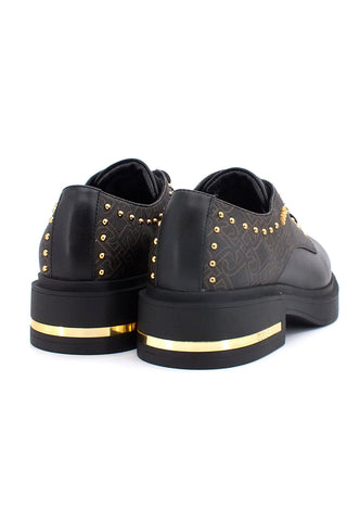 LIU JO Gabrielle 06 Stringata Francesina Donna Black Brown SF2195PX141 - Sandrini Calzature e Abbigliamento