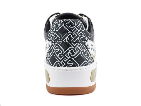 LIU JO Gyn 05 Sneaker Logo Printed White Black BA1043EX057 - Sandrini Calzature e Abbigliamento