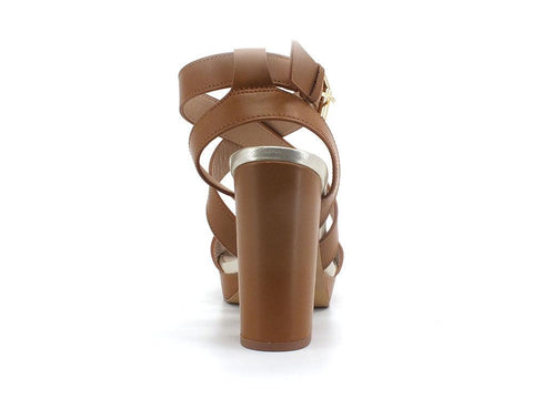 LIU JO Hebe 14 Sandalo Pelle Tacco Alto Nut SA2235P0102 - Sandrini Calzature e Abbigliamento
