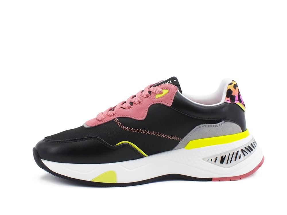 LIU JO Hoa 10 Sneaker Mesh Cow Fluo Black BA1037TX159 - Sandrini Calzature e Abbigliamento