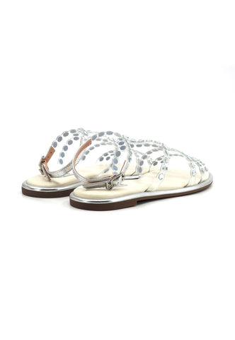 LIU JO Irene =7 Sandalo Donna Trasparent Bianco SA4181EX124 - Sandrini Calzature e Abbigliamento