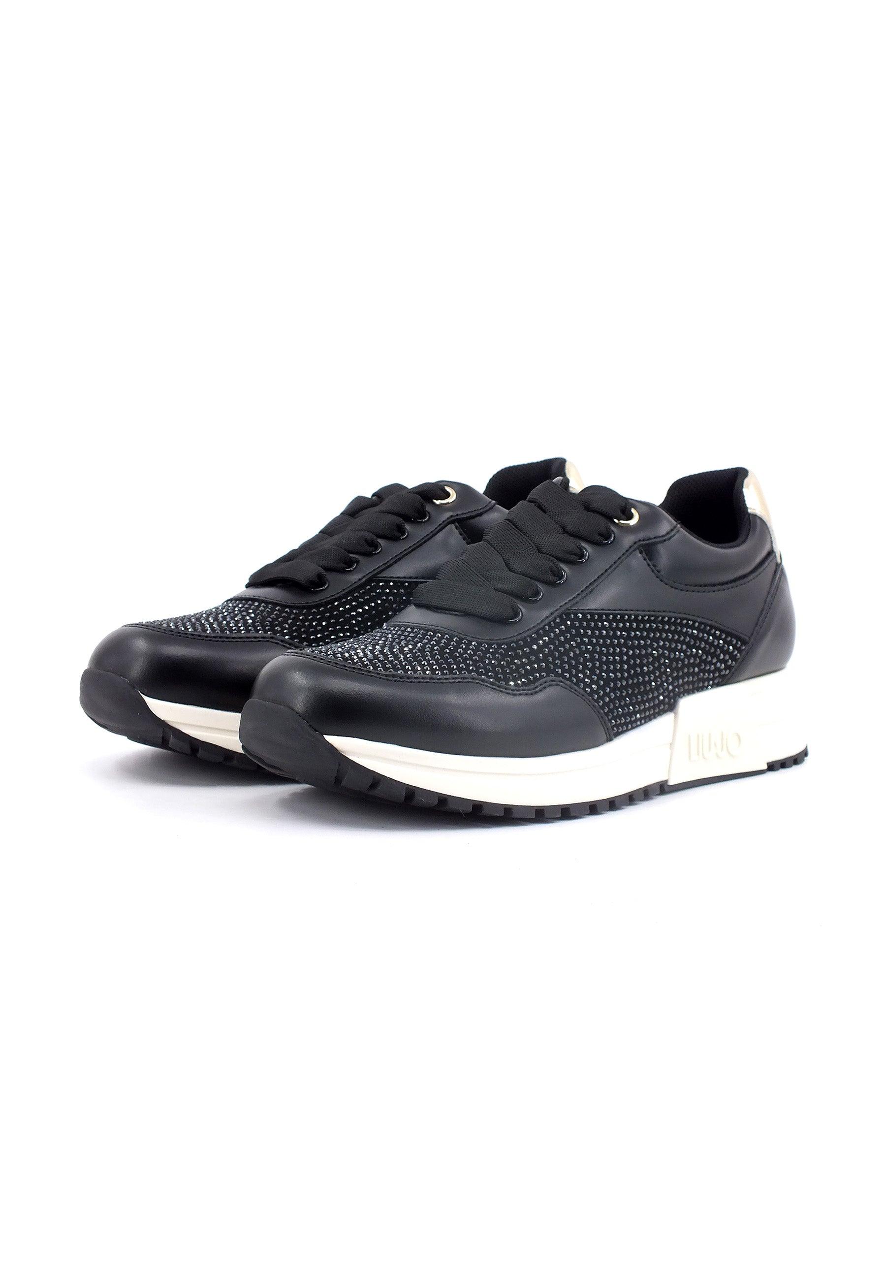 LIU JO Johanna 02 Sneaker Donna Black BF3135EX146 - Sandrini Calzature e Abbigliamento