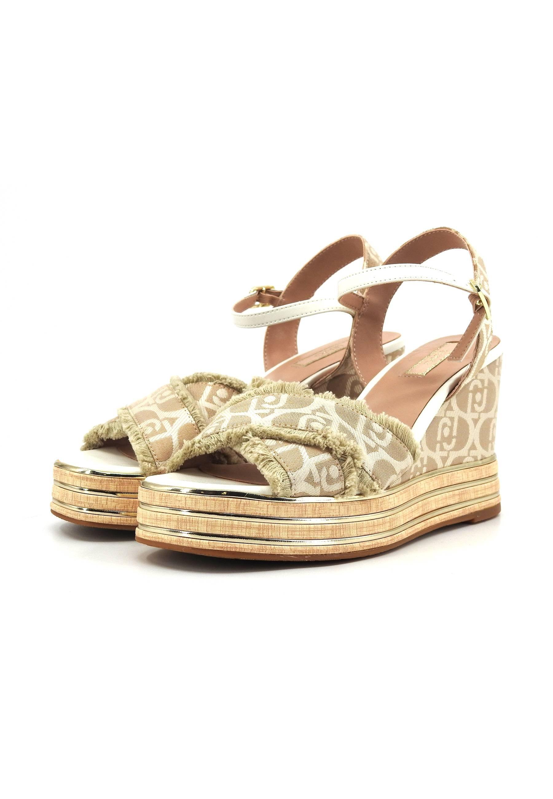 LIU JO Karen 04 Sandalo Donna Beige SA4137TX412 - Sandrini Calzature e Abbigliamento
