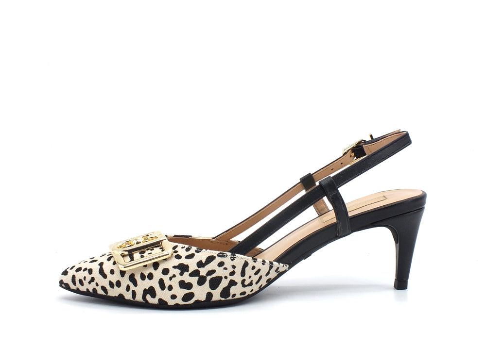 LIU JO Katia 6-Slig Back Sandalo Tacco Animalier Leopard SA1089TX181 - Sandrini Calzature e Abbigliamento