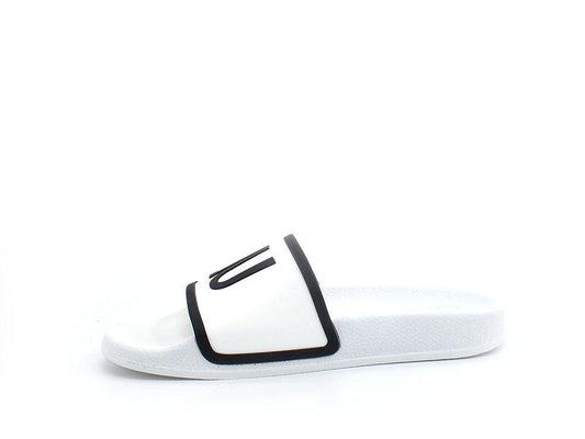 LIU JO Kos 2 Ciabatta Slipper Rubber White Black BA2169EX102 - Sandrini Calzature e Abbigliamento