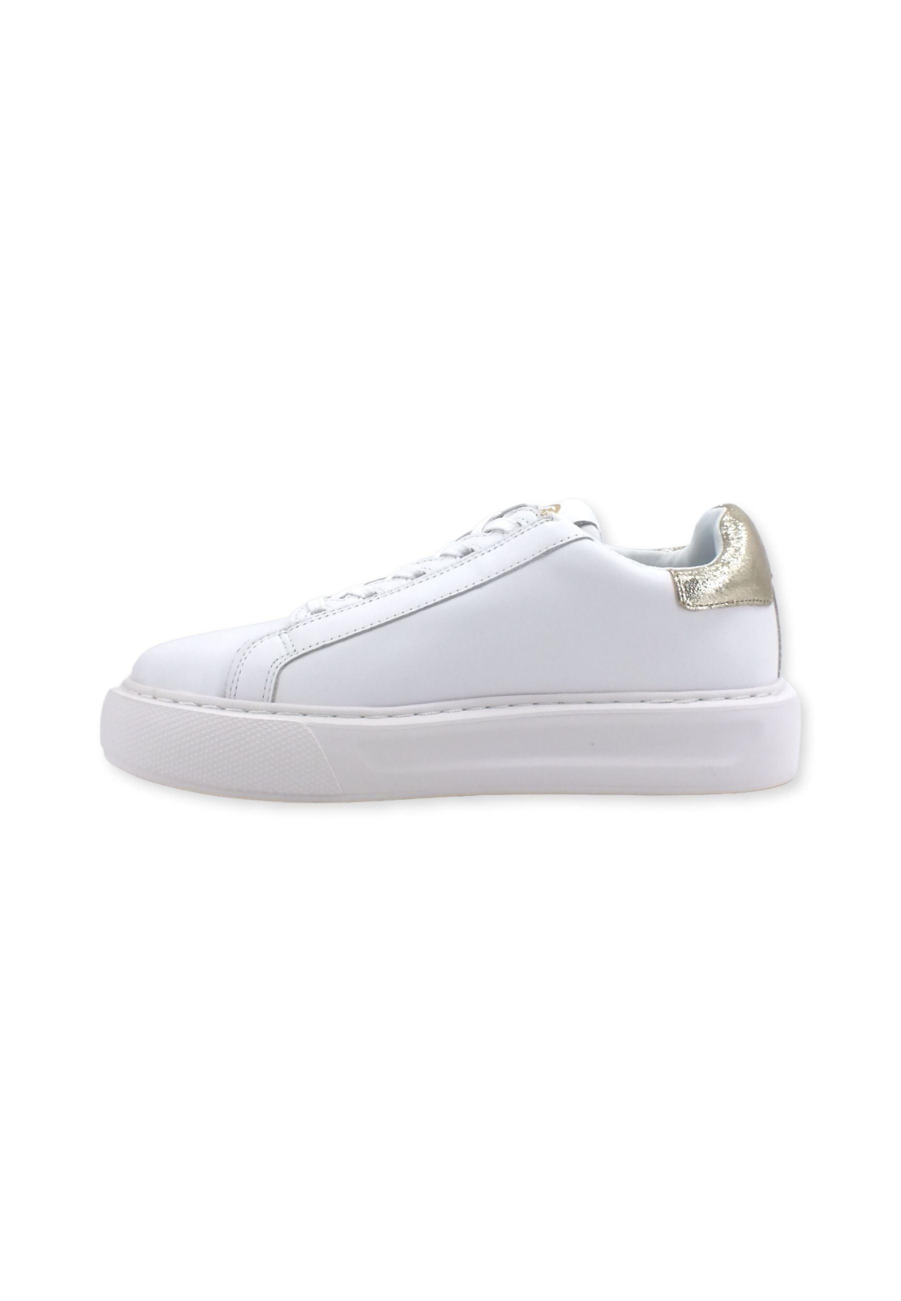 LIU JO Kylie 05 Sneaker Donna White Light Gold BA2065PX100 - Sandrini Calzature e Abbigliamento