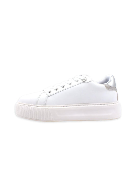 LIU JO Kylie 10 Sneaker Donna White Silver BA3127PX354 - Sandrini Calzature e Abbigliamento