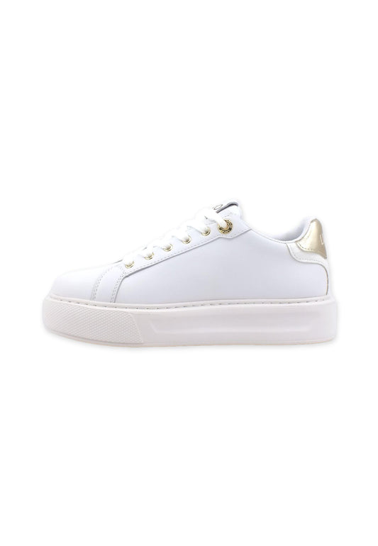 LIU JO Kylie 10 Sneaker White Light Gold BA3127PX335 - Sandrini Calzature e Abbigliamento