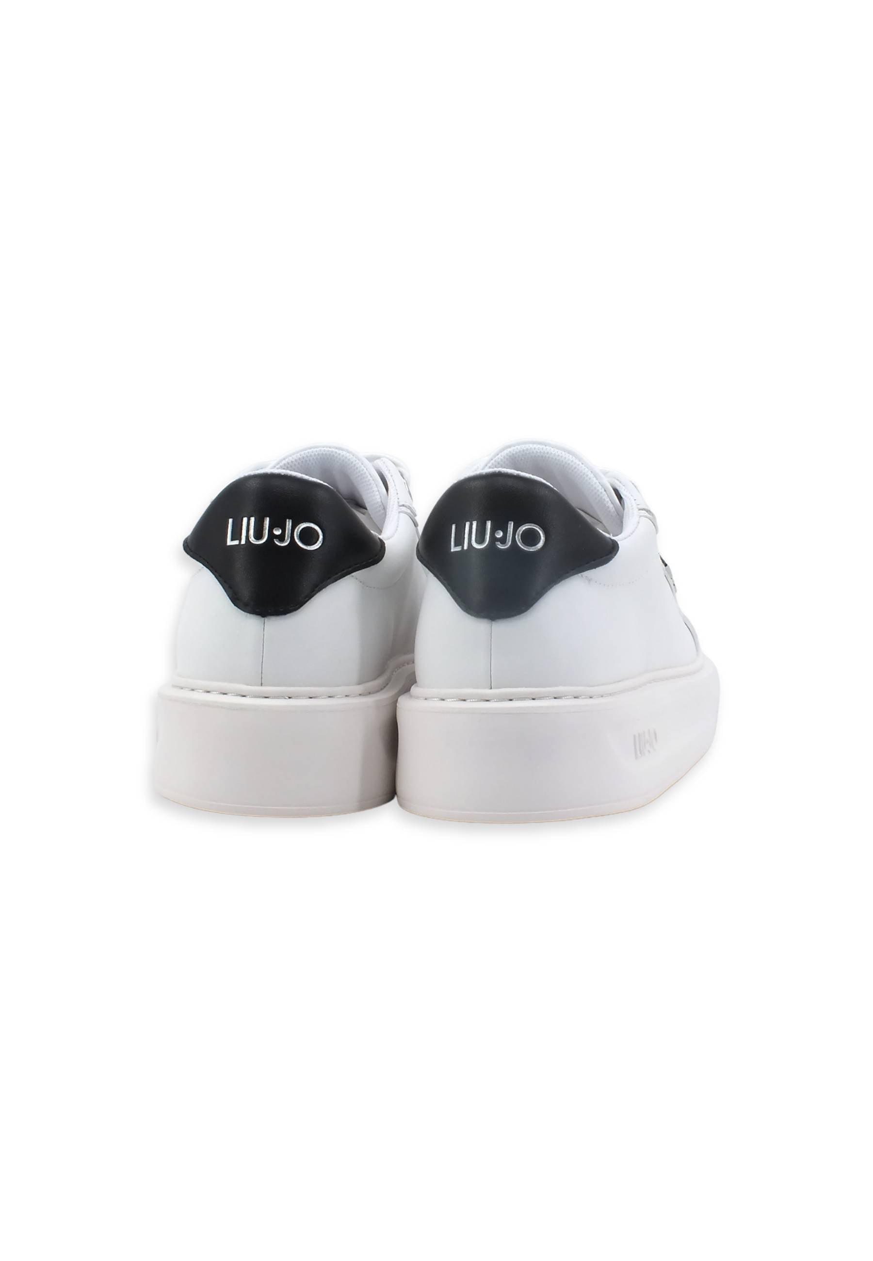 LIU JO Kylie 18 Sneaker Donna White Black BA3131PX136 - Sandrini Calzature e Abbigliamento