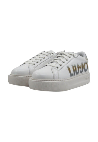 LIU JO Kylie 22 Sneaker Donna White Silver BA4071PX479 - Sandrini Calzature e Abbigliamento