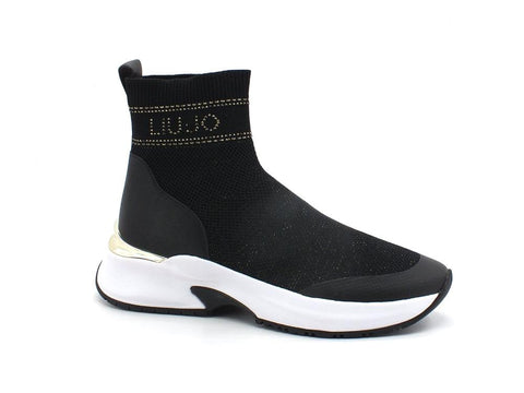 LIU JO Lily 04 Sneaker Calzino Socks Knitting Black BA2091TX047 - Sandrini Calzature e Abbigliamento