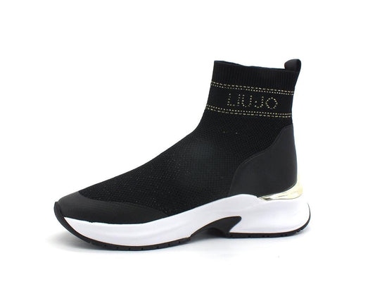 LIU JO Lily 04 Sneaker Calzino Socks Knitting Black BA2091TX047 - Sandrini Calzature e Abbigliamento
