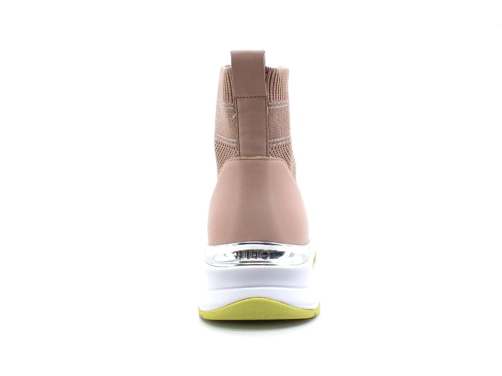 LIU JO Lily 04 Sneaker Calzino Socks Knitting Pink Phard BA2091TX047 - Sandrini Calzature e Abbigliamento
