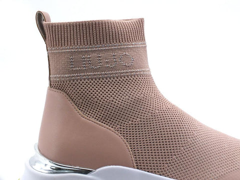LIU JO Lily 04 Sneaker Calzino Socks Knitting Pink Phard BA2091TX047 - Sandrini Calzature e Abbigliamento