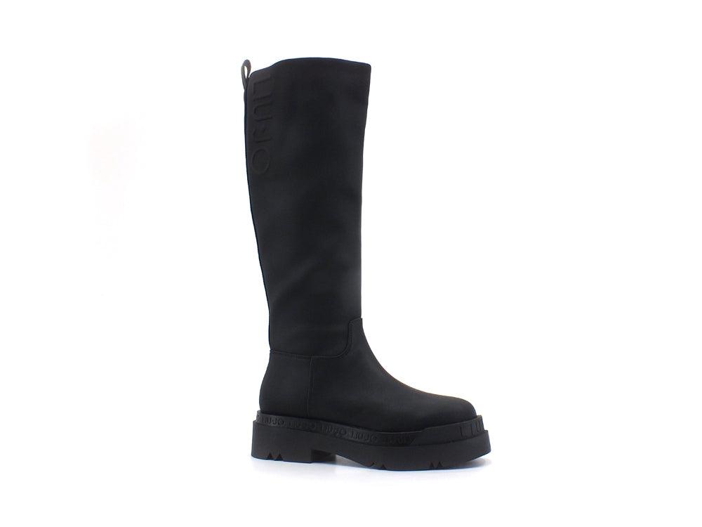 LIU JO Love 18 Stivale Combact Pelle Black SF1229EX014 - Sandrini Calzature e Abbigliamento