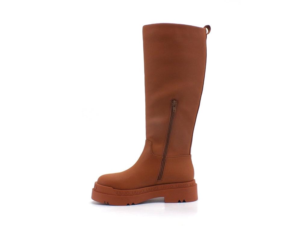 LIU JO Love 18 Stivale Combact Pelle Cognac SF1229EX014 - Sandrini Calzature e Abbigliamento