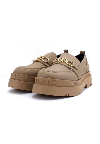 LIU JO Love 35 Mocassino Donna Beige Taupe SF2259EX014 - Sandrini Calzature e Abbigliamento