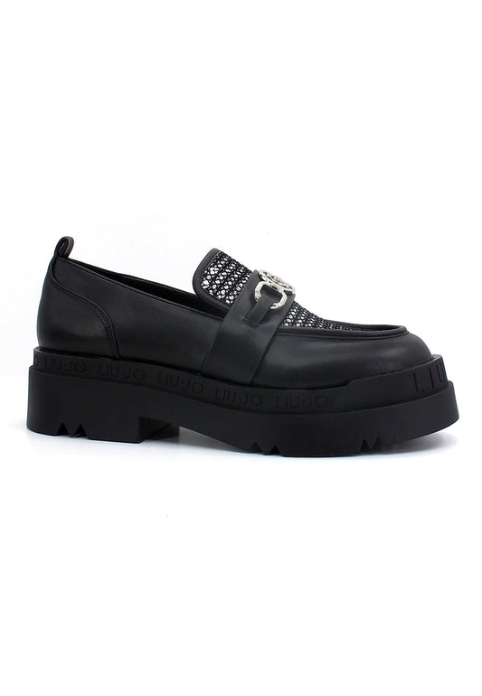 LIU JO Love 36 Mocassino Paillettes Donna Black SF2261EX147 - Sandrini Calzature e Abbigliamento