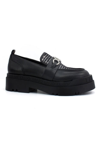 LIU JO Love 36 Mocassino Paillettes Donna Black SF2261EX147 - Sandrini Calzature e Abbigliamento