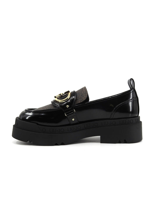 LIU JO Love 41 Mocassino Donna Black Brown SF3039EX219 - Sandrini Calzature e Abbigliamento