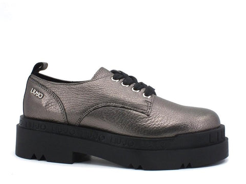 LIU JO Love 6 Sneakers Stringata Pewter SF0111P0231 - Sandrini Calzature e Abbigliamento