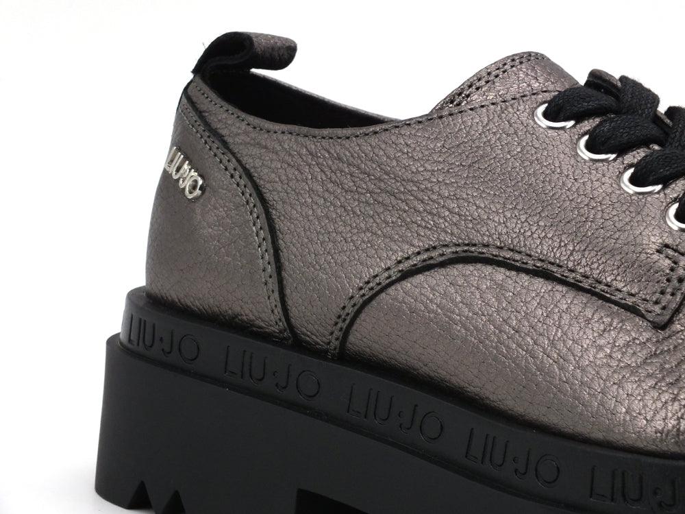 LIU JO Love 6 Sneakers Stringata Pewter SF0111P0231 - Sandrini Calzature e Abbigliamento