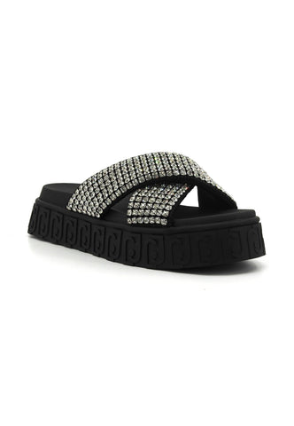 LIU JO Lovely Sandal 02 Ciabatta Donna Black BA4133TX421 - Sandrini Calzature e Abbigliamento