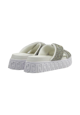 LIU JO Lovely Sandal 02 Ciabatta Donna White BA4133TX421 - Sandrini Calzature e Abbigliamento