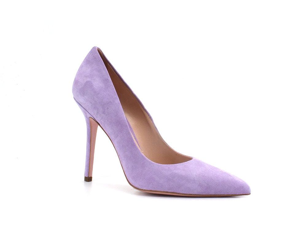 LIU JO Marilyn 11 Dècollète Suede T105 Tacco Viola Lilac SXX601P0021 - Sandrini Calzature e Abbigliamento