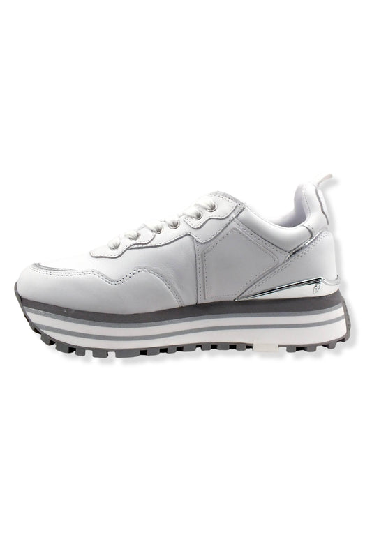 LIU JO Maxi Wonder 01 Sneaker Donna White BF2095P0102 - Sandrini Calzature e Abbigliamento