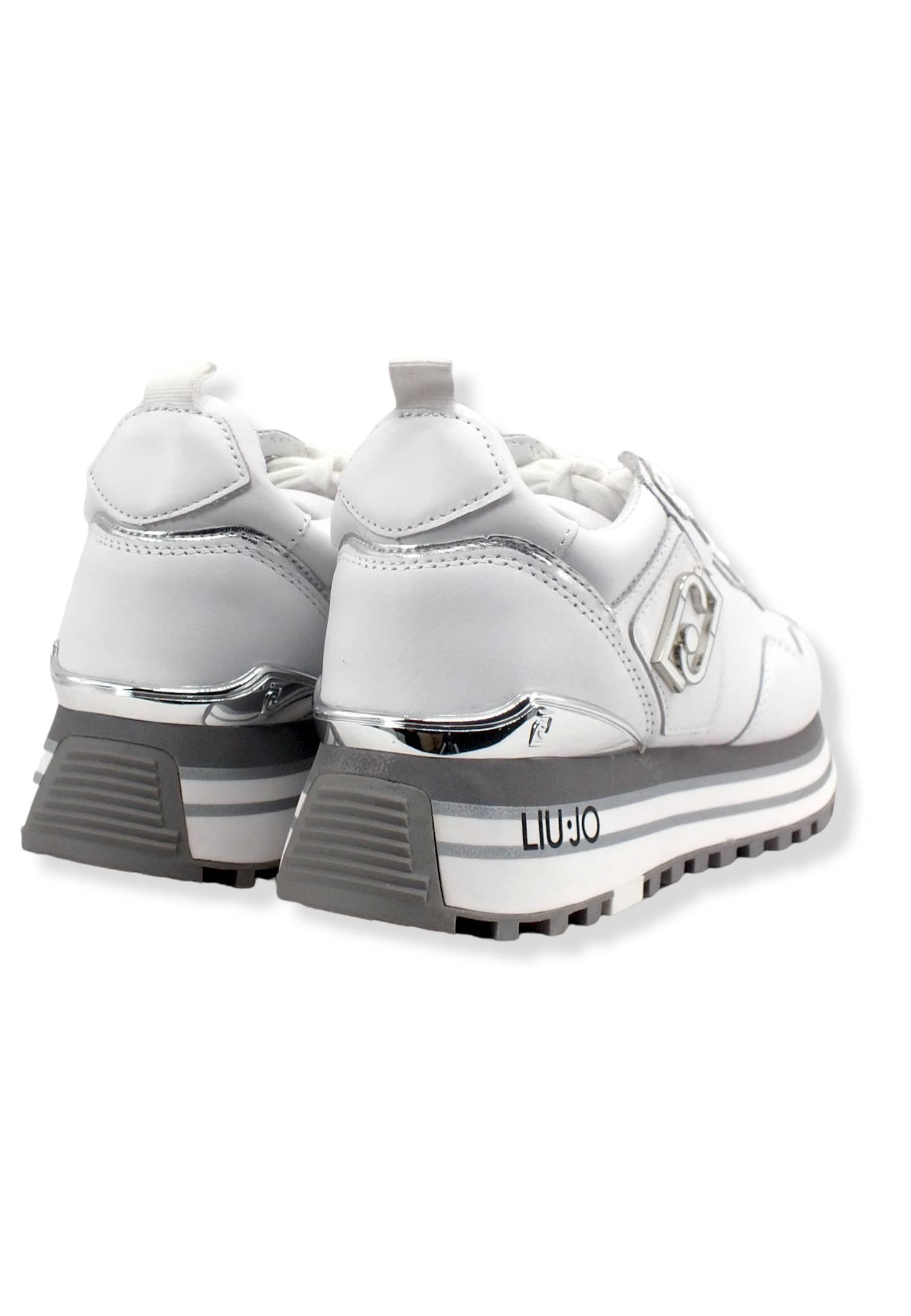 LIU JO Maxi Wonder 01 Sneaker Donna White BF2095P0102 - Sandrini Calzature e Abbigliamento