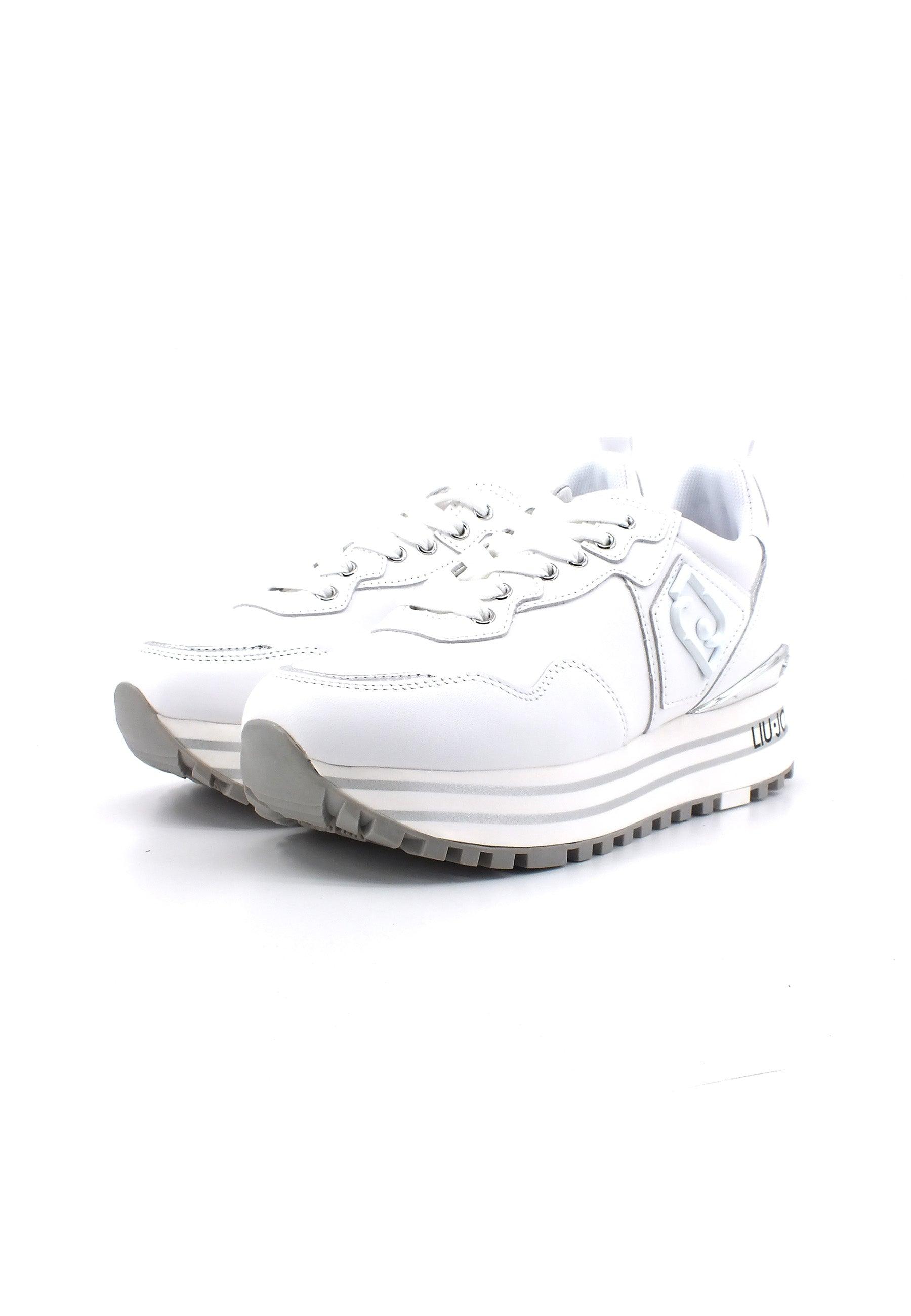 LIU JO Maxi Wonder 01 Sneaker Donna White BF3003P0102 - Sandrini Calzature e Abbigliamento