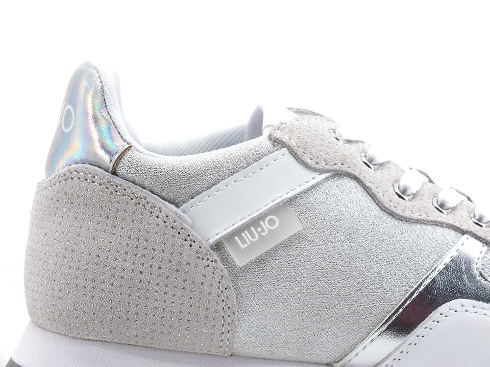 LIU JO Maxi Wonder 1 Sneaker Mesh Silver BA2027PX030 - Sandrini Calzature e Abbigliamento