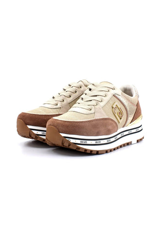 LIU JO Maxi Wonder 20 Sneaker Donna Tan Beige BF3009PX388 - Sandrini Calzature e Abbigliamento