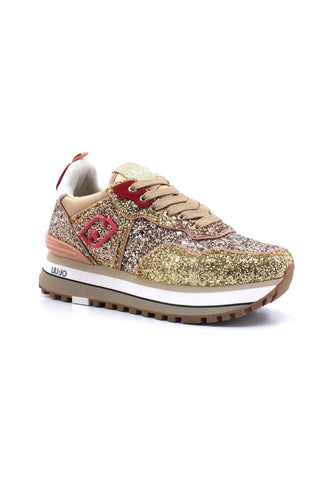 LIU JO Maxi Wonder 24 Sneaker Donna Gold BF3013TX007 - Sandrini Calzature e Abbigliamento