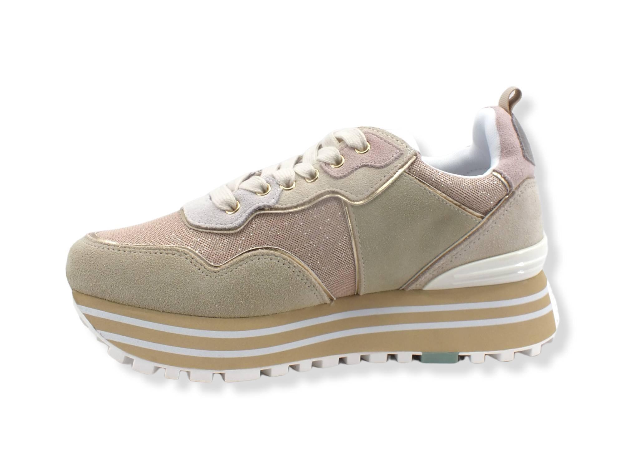 LIU JO Maxi Wonder 24 Sneaker Oro Papyrus Gold BA2053PX097 - Sandrini Calzature e Abbigliamento