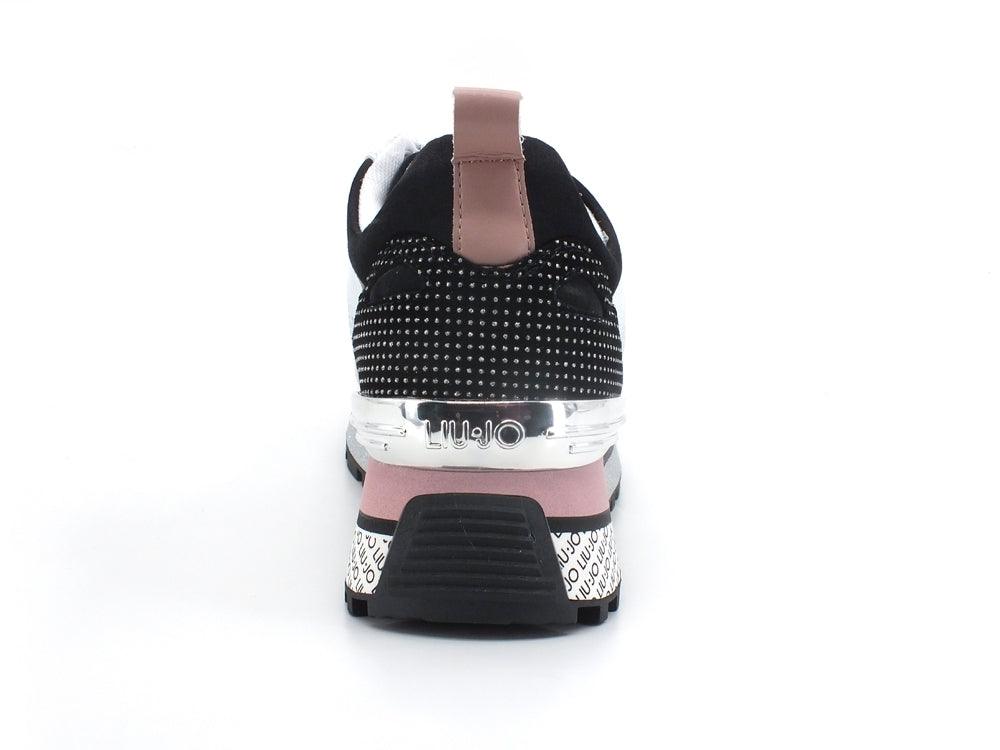 LIU JO Maxi Wonder 33 Sneaker Cow Mesh Suede White BA2129PX027 - Sandrini Calzature e Abbigliamento