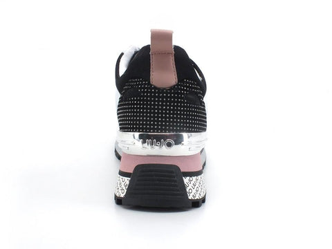 LIU JO Maxi Wonder 33 Sneaker Cow Mesh Suede White BA2129PX027 - Sandrini Calzature e Abbigliamento